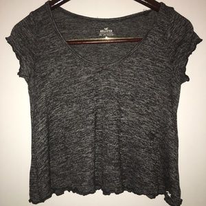 Grey Crop Top